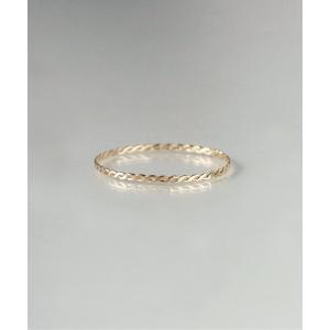 指輪 リング 「anq.」K10・Stitch リング レディース