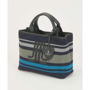 ゴルフ ニット使いボーダー柄カートバッグ レディース