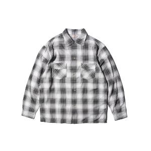 シャツ DELMAR デルマー / PRINTED COTTON CHECK SHIRT メンズ レディース