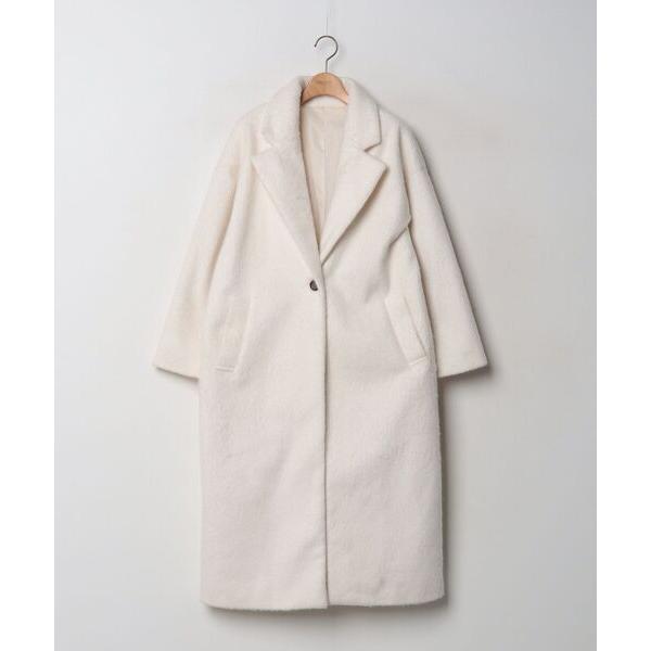 「Re:EDIT」 チェスターコート MEDIUM アイボリー レディース