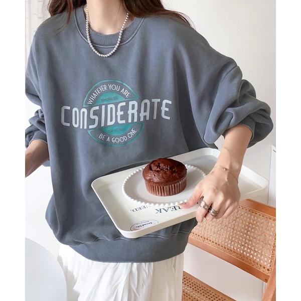 「Java」 スウェットカットソー MEDIUM ブルー レディース