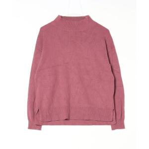 「GLOBAL WORK」 長袖ニット M レッド レディース