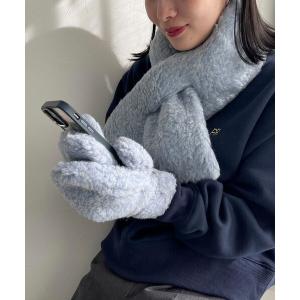 「COLD BREAKER」 マフラー FREE ライトブルー レディース