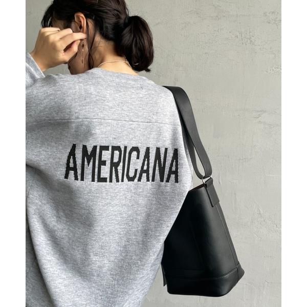 「AMERICANA」 長袖ニット ONE SIZE 杢グレー レディース