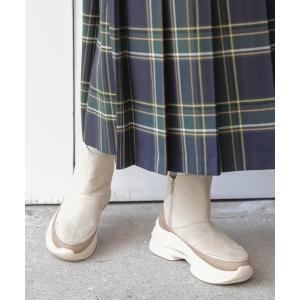 「niko and...」 ショートブーツ LARGE ナチュラル レディース