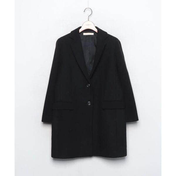 「SLOBE IENA」 チェスターコート - ブラック レディース