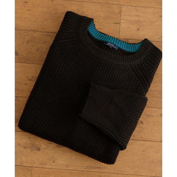 「ITEMS URBANRESEARCH」 長袖ニット MEDIUM ブラック メンズ