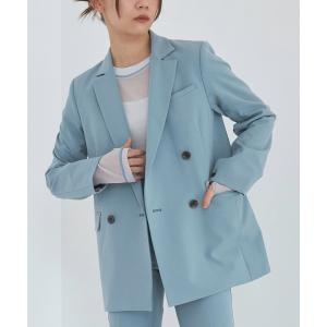 「A + TOKYO」 テーラードジャケット 1 ブルー レディース