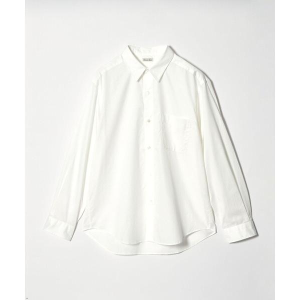 シャツ 「Steven Alan」 80 コンパクトヤーン ツイル レギュラーカラー シャツ NAR...