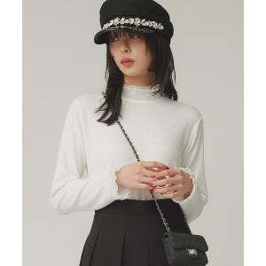 tシャツ シフォンフリルロンT/レイヤード レディース