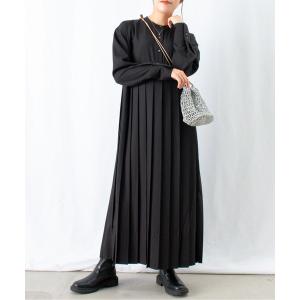 「LUCA/LADY LUCK LUCA」 長袖ワンピース FREE ブラック レディース