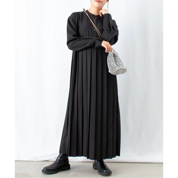 「LUCA/LADY LUCK LUCA」 長袖ワンピース FREE ブラック レディース