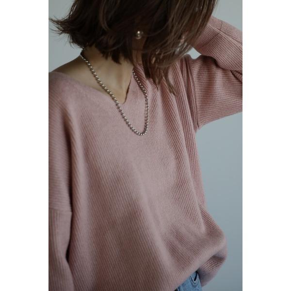 「Bonjour Sagan」 長袖ニット FREE ピンク レディース