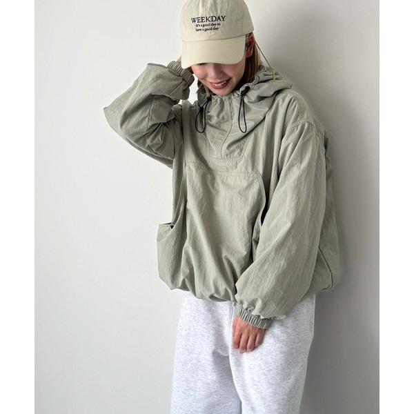 「CANAL JEAN」 「lakeypark」マウンテンパーカー ONE SIZE ライトグレー ...