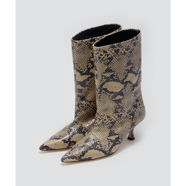 ブーツ SEVILLA ミディアム ブーツ 5.5cm PYTHON レディース