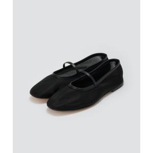 バレエシューズ パンプス DOLIA メッシュ バレエシューズ 1.0cm BLACK