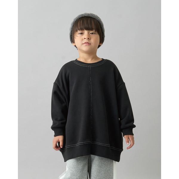 トレーナー 「デイリースタンダードウェアシリーズ」「吸水速乾」ぷくっとオーバーサイズの配色ステッチス...