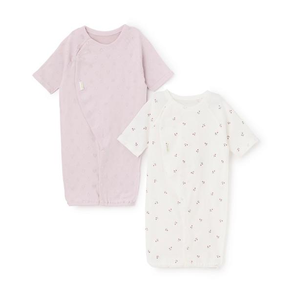 ベビー服 ロンパース 「弱酸性」7分袖2WAYオール