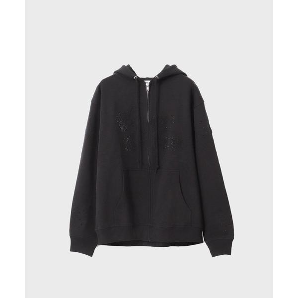 パーカー Super Nova by Skin別注 Rhinestone Zip Hoodie メン...