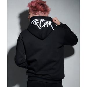「FCMM」 プルオーバーパーカー LARGE ブラック メンズ