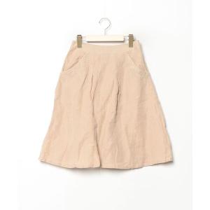 「GEORGES RECH」 スカート 38 ベージュ レディース