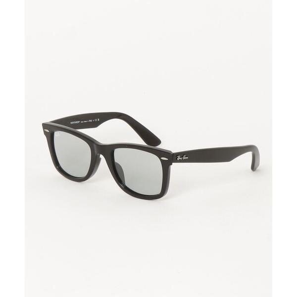 「Ray-Ban」 サングラス 52 ブラック×グレー メンズ