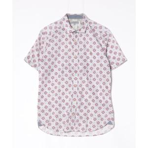 「Ted Baker」 半袖シャツ 2 ブルー メンズ