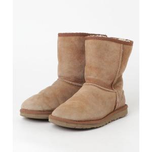 「UGG」 ムートンブーツ W6 オレンジ レディース