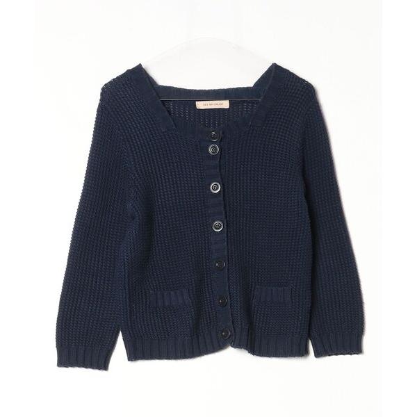 「SEE BY CHLOE」 ニットカーディガン 38 ネイビー レディース