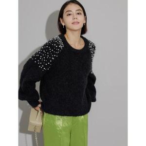 「Te chichi CLASSIC」 長袖ニット F ブラック レディース