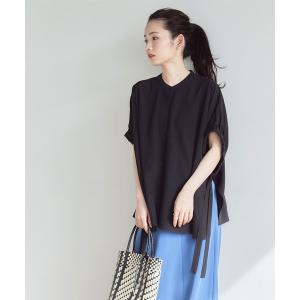 「titivate」 半袖ブラウス M ブラック レディース