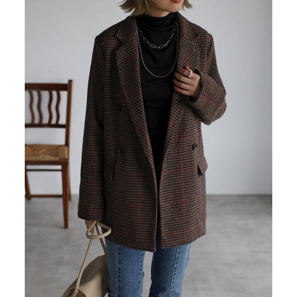 「Bonjour Sagan」 ジャケット FREE ブラウン レディース