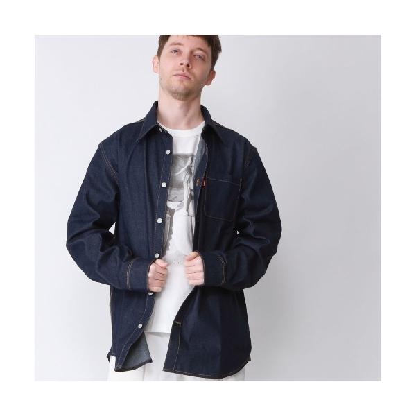 「TMT」 長袖シャツ FREE インディゴブルー メンズ