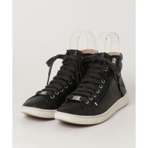 「UGG」 ハイカットスニーカー 23.5cm ブラック レディース