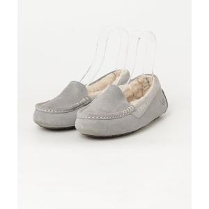 「UGG」 モカシンシューズ 23 グレー レディース