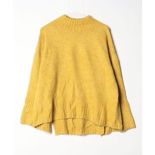 「mao made」 長袖ニット FREE イエロー レディース