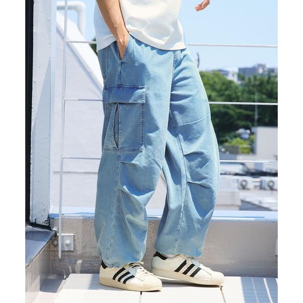 「BAYFLOW」 デニムパンツ MEDIUM ライトブルー メンズ