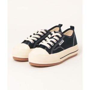 「poseganch」 ローカットスニーカー 24.0cm ネイビー レディース