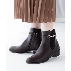 「JELLY BEANS」 ショートブーツ M ダークブラウン レディース