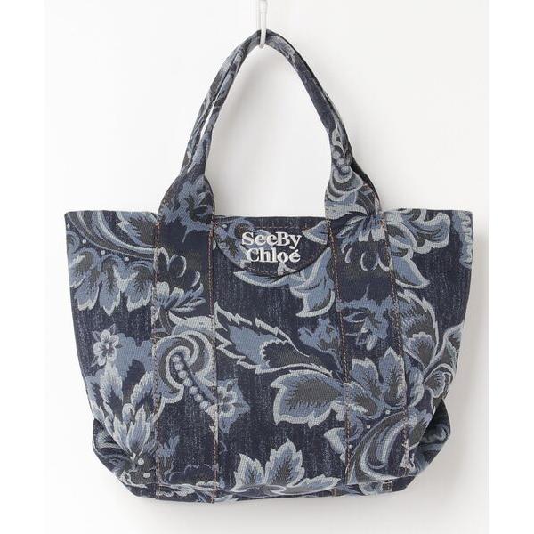 「SEE BY CHLOE」 トートバッグ - ネイビー レディース