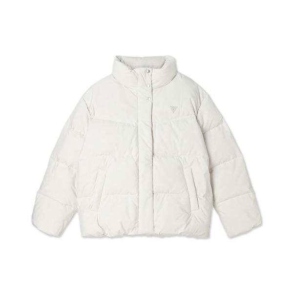 「Guess」 ダウンジャケット SMALL ホワイト レディース