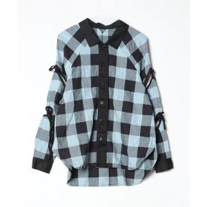 「PAMEO POSE」 長袖シャツ FREE ブルー レディース