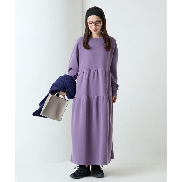 「FREAK'S STORE」 長袖ワンピース MEDIUM パープル レディース