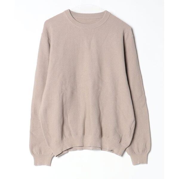 「SHIPS」 長袖ニット LARGE ベージュ メンズ