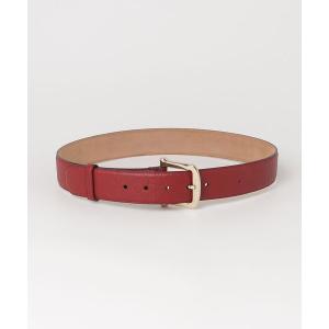 「GUCCI」 グッチシマ ベルト - レッド レディース