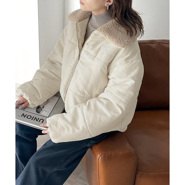 「Java」 ブルゾン LARGE アイボリー レディース