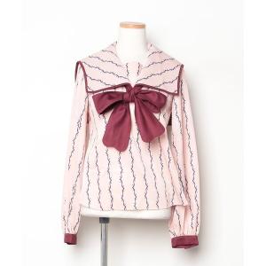 「PAMEO POSE」 長袖ブラウス FREE ピンク レディース