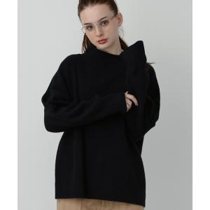 「saloon」 長袖ニット FREE ブラック レディース