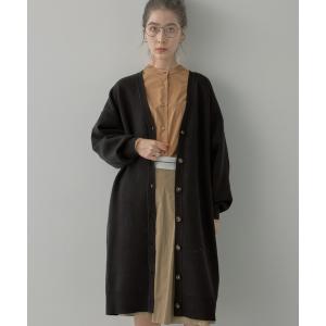 「saloon」 カーディガン FREE ブラック レディース