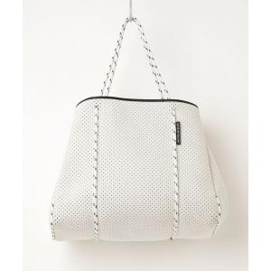 「STATE OF ESCAPE」 ドット柄トートバッグ - ホワイト レディース